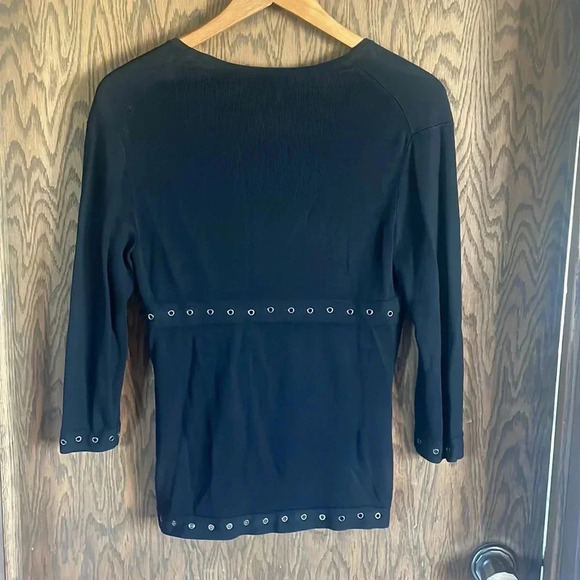 Black Cardigan & Tank Set M - Picture 4 of 8